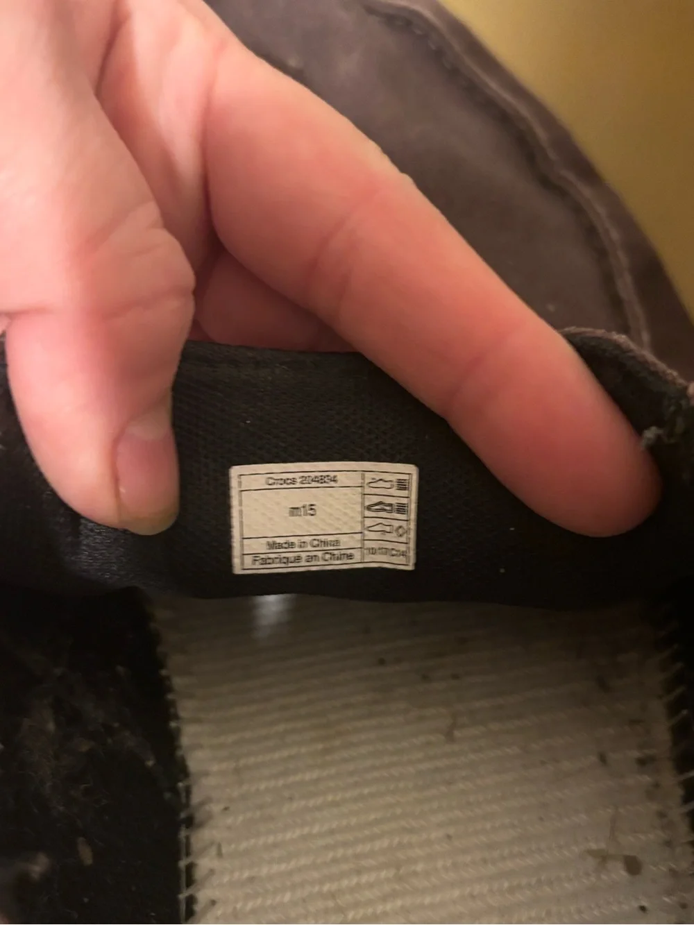 CROCS Gray Pet-Friendly Slip-Resistant Sole